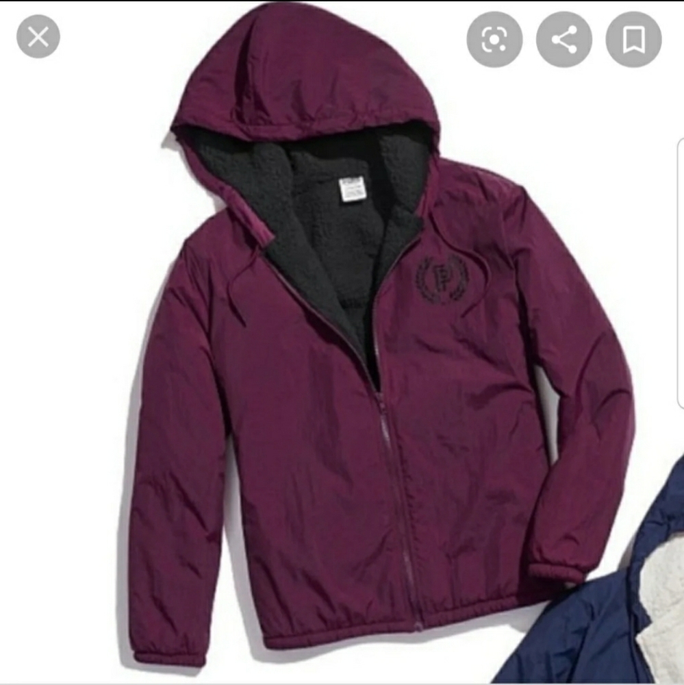 Pink fleece lined jacket